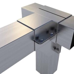 1010-06 Piesă de îmbinare tip T – ieșire dreaptă – 10x10cm