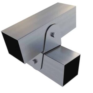 1010-16 Piesă de îmbinare articulatie tip U – dublu în cruce – 10x10cm