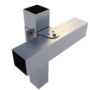 1010-28 Piesă de îmbinare pentru țeavă în cruce – ieșire suspendată – 10x10cm